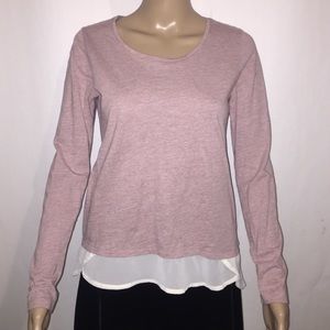 Layered look GH Bass and Co. cotton pullover